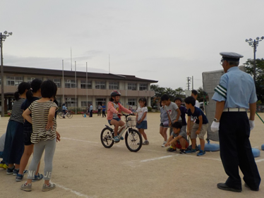 自転車教室の様子