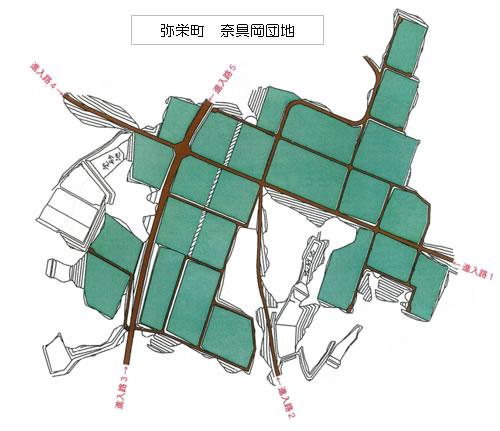 写真:奈具岡団地(図)