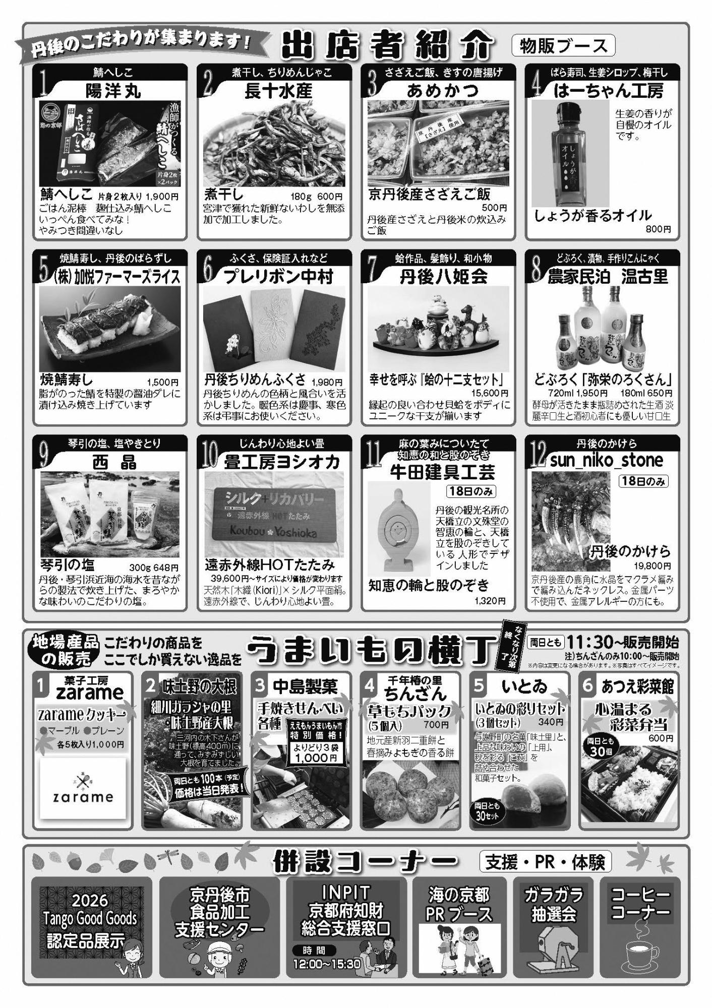 チラシ裏面