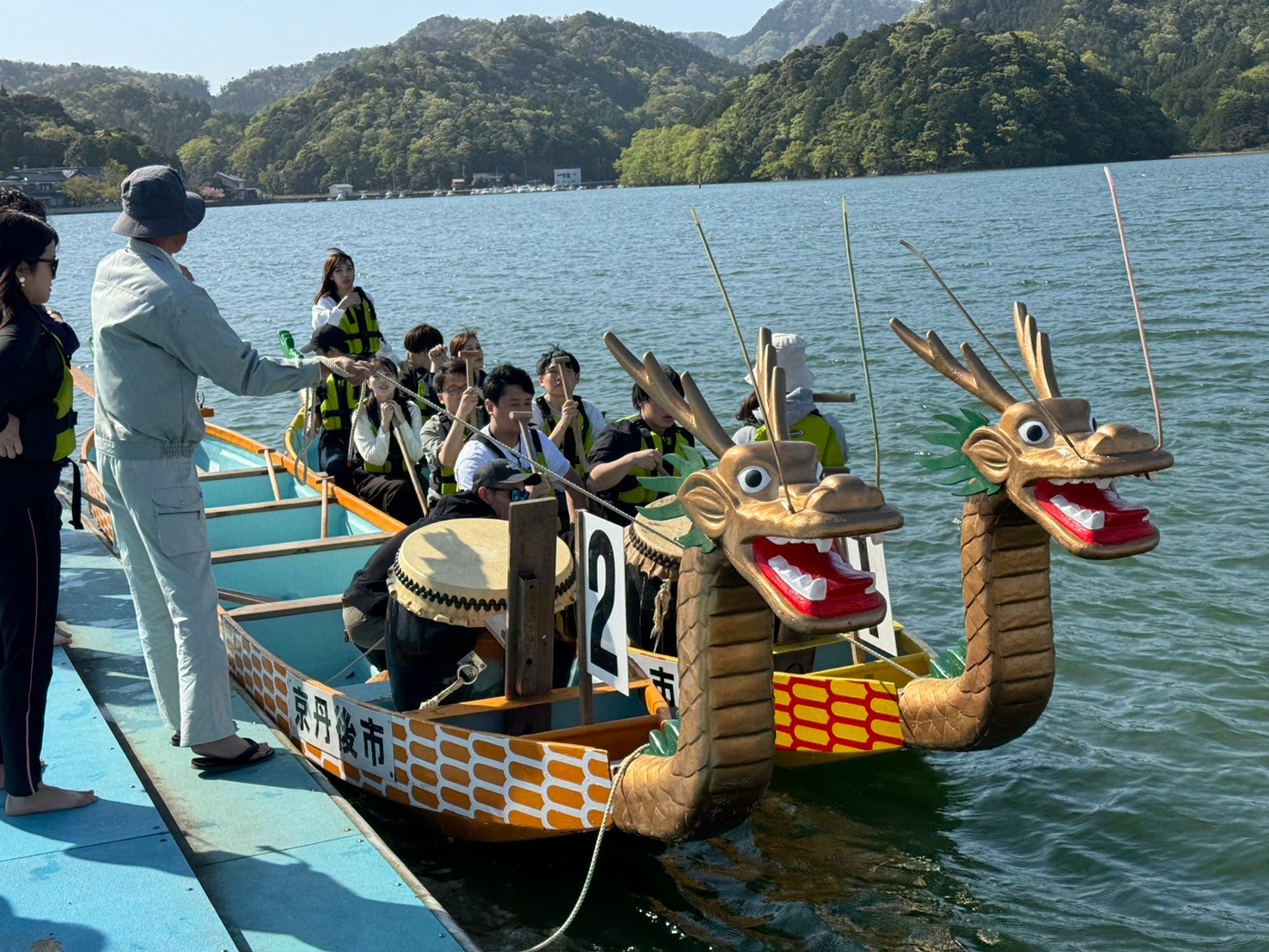 ドラゴンカヌーに試し乗り