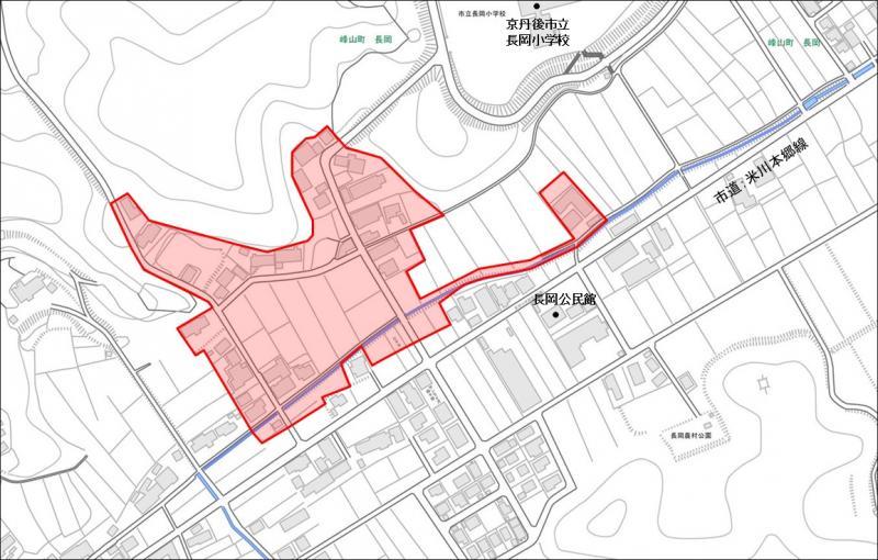 供用開始エリアの地図のイラスト