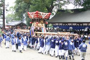 木津御輿太鼓祭(市指定無形民族文化財)