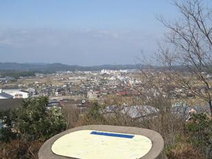見晴らしの良い丘からの風景
