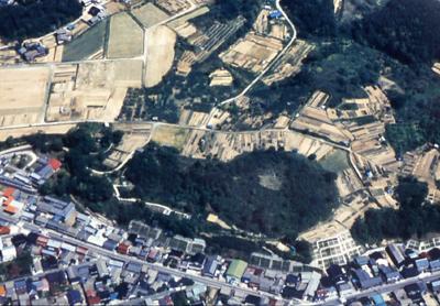 網野銚子山古墳航空写真