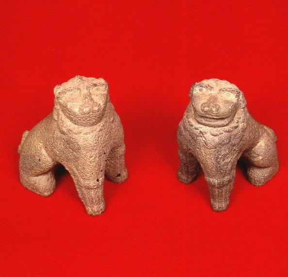 高森神社狛犬の写真