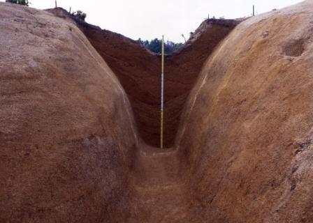 幾坂城跡堀切
