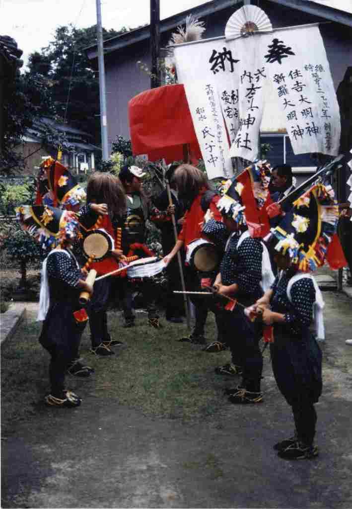 舟木の踊子の様子の写真