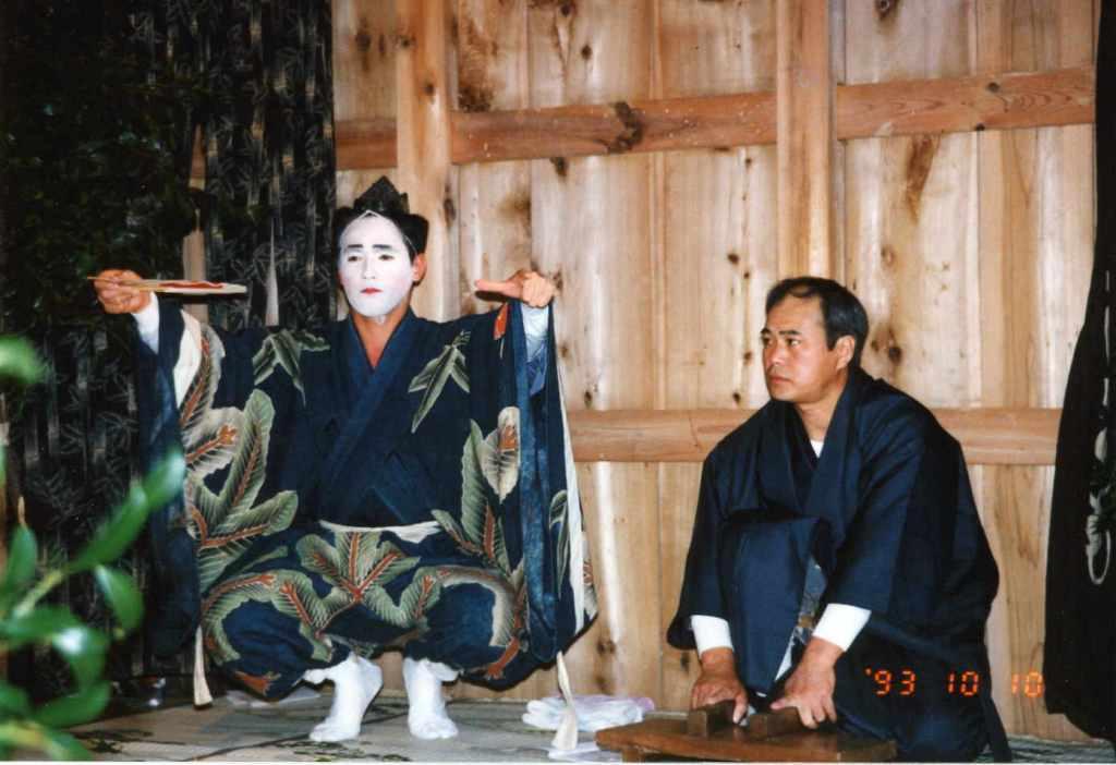 栃谷の三番叟の様子の写真