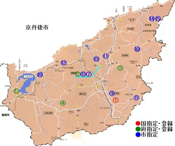 工芸品所在地一覧