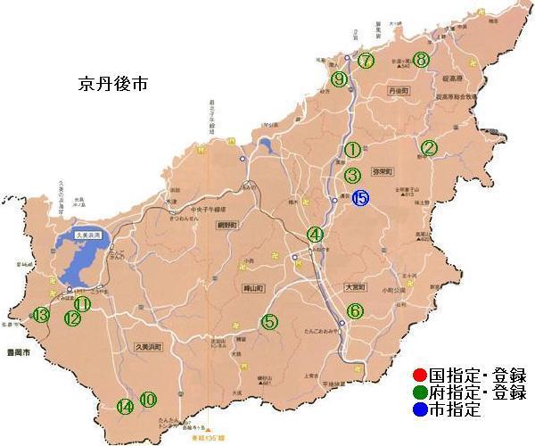 民俗文化財所在地一覧