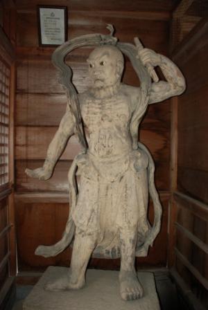 仲禅寺仁王尊阿形の写真