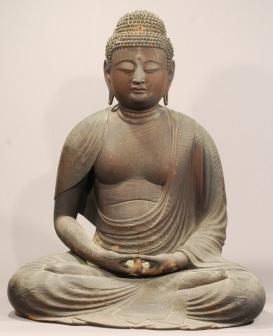 如意寺木造阿弥陀如来坐像の写真