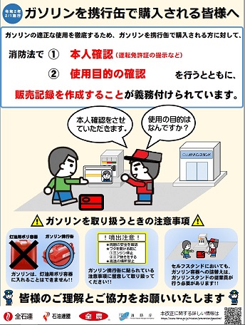ガソリン購入時の本人確認