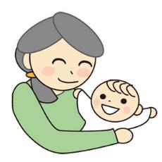 親子のイラスト