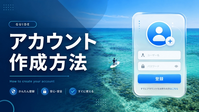 アカウント作成方法