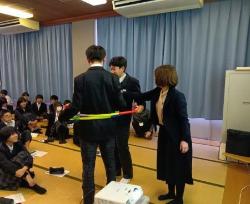 峰山中学校デートDV防止啓発講座