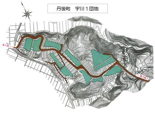写真：宇川1団地(図)
