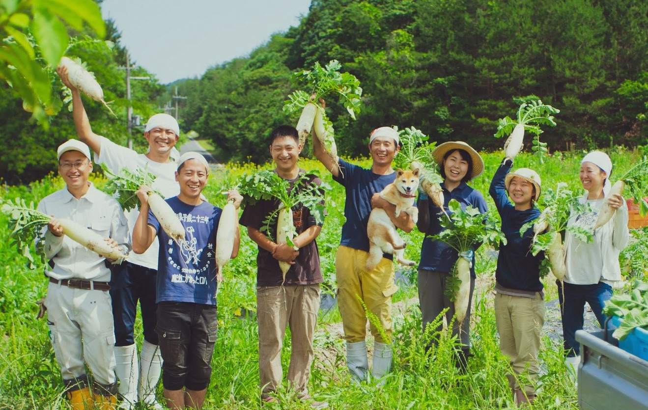 てんとうむし畑オーガニックおやさい梅本農場の皆さん