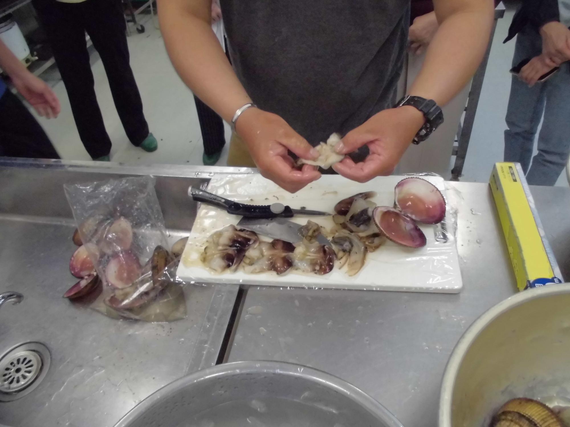 丹後とり貝の調理方法