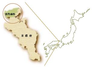 京丹後市の位置