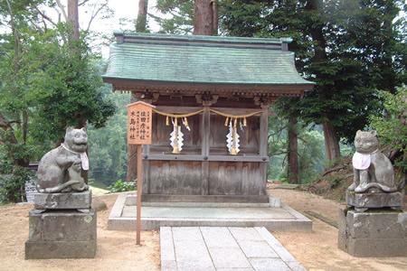 (写真)金刀比羅神社の境内にある木島神社
