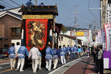 (写真)金刀比羅神社の屋台行事2