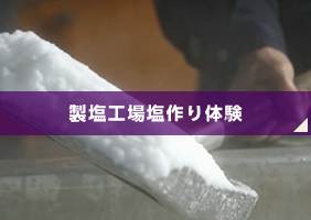 観光体験 【冬】 製塩工場塩作り体験
