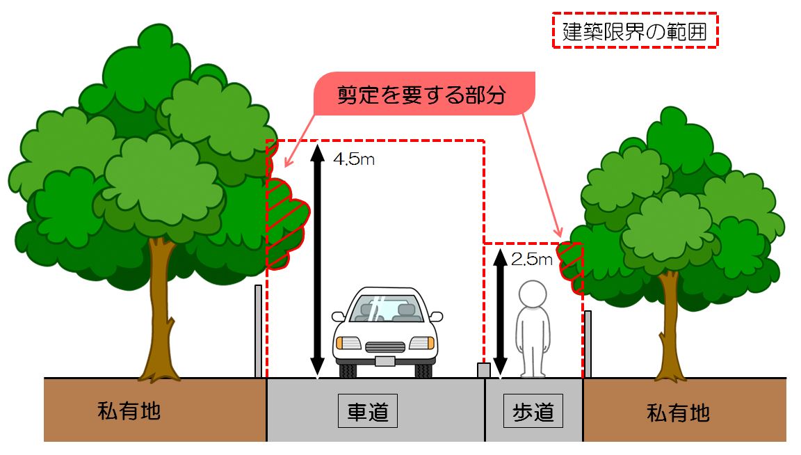 建築限界の範囲