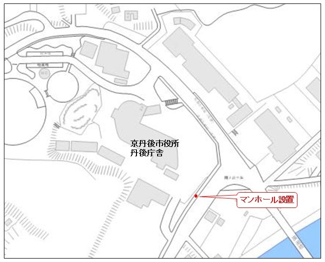 マンホール蓋設置場所地図