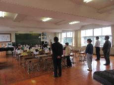 網野南小学校授業参観