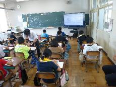 京丹後市立高龍小学校のICT機器を活用した授業参観