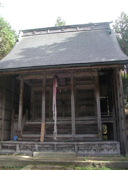 八幡神社本殿の写真