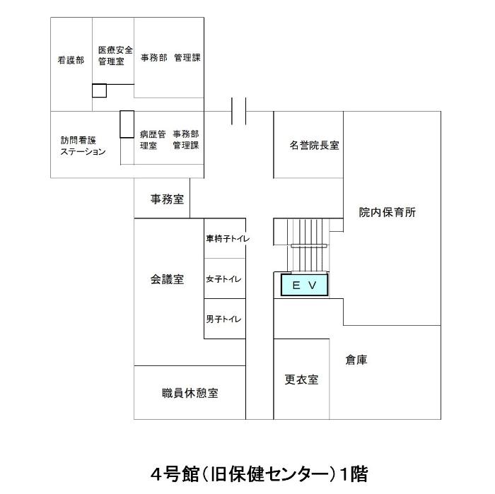 4号館1階フロア見取り図