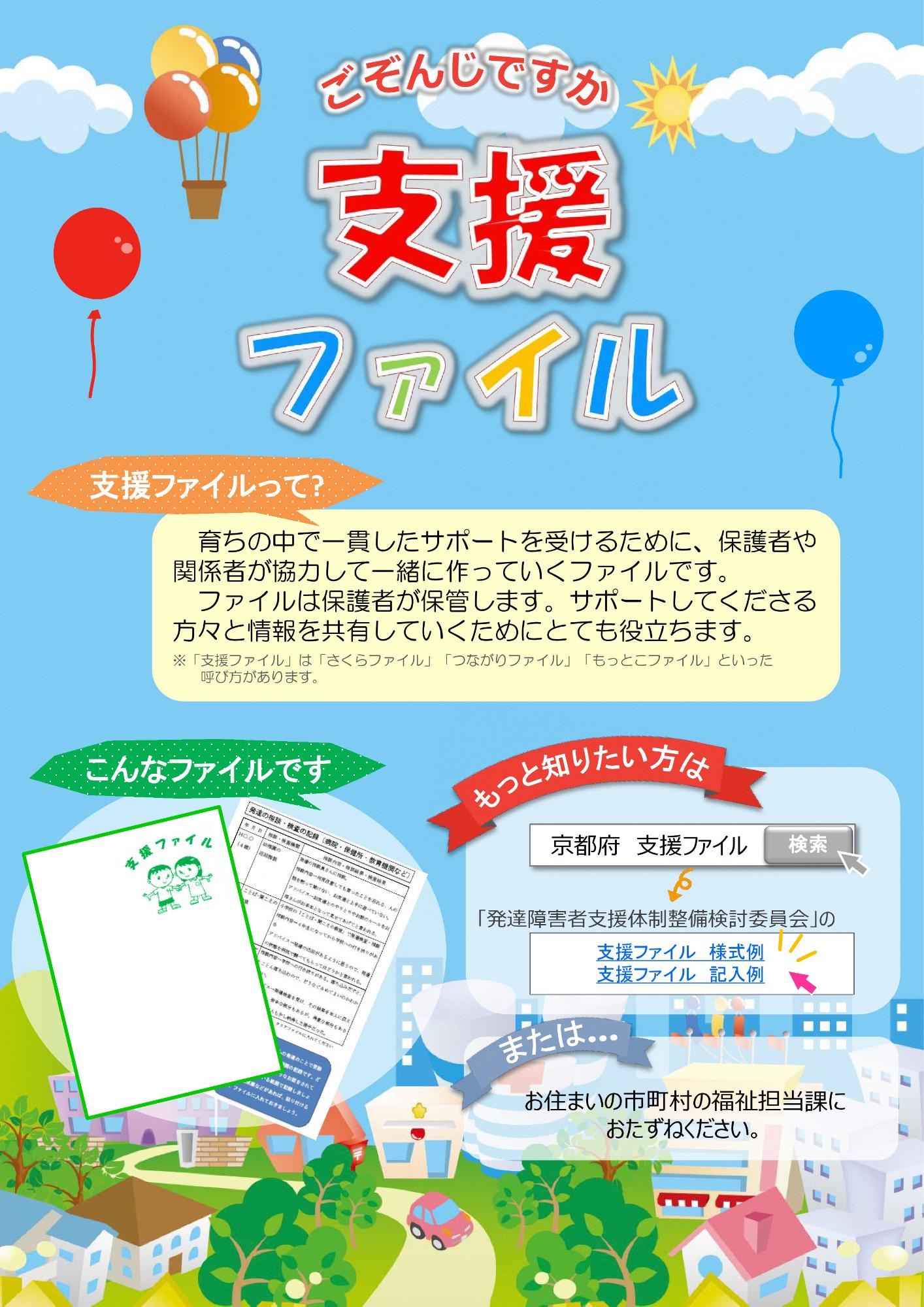 支援ファイルガイドブックの写真