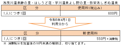 見直し例（温泉）